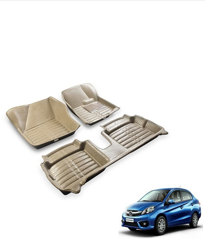 unik auto EVA 5D Mat For  Honda Amaze(Beige)