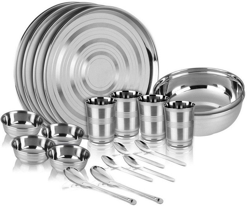 jam enterprises Pack of 20 Dinner Set (Stainless Steel) Pack of 20 Dinner Set(Stainless Steel)