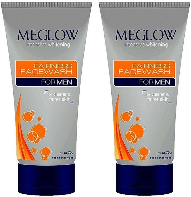 meglow fairness Facewash For Men 140 g Face Wash(140 g)