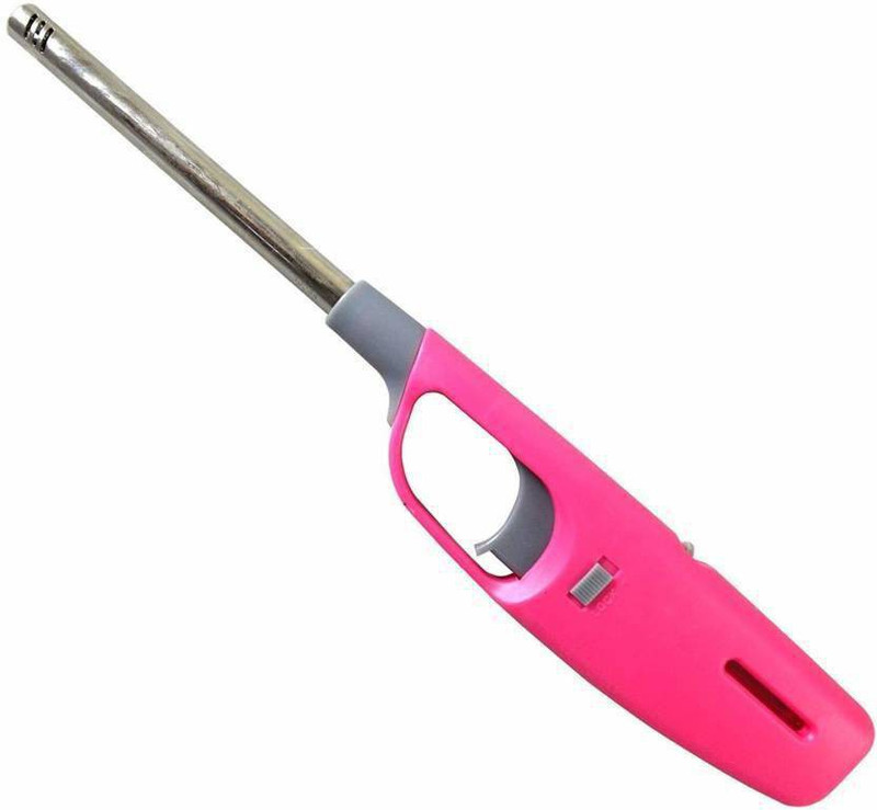 mjshopezone Plastic Gas Lighter(Pink, Pack of 1)