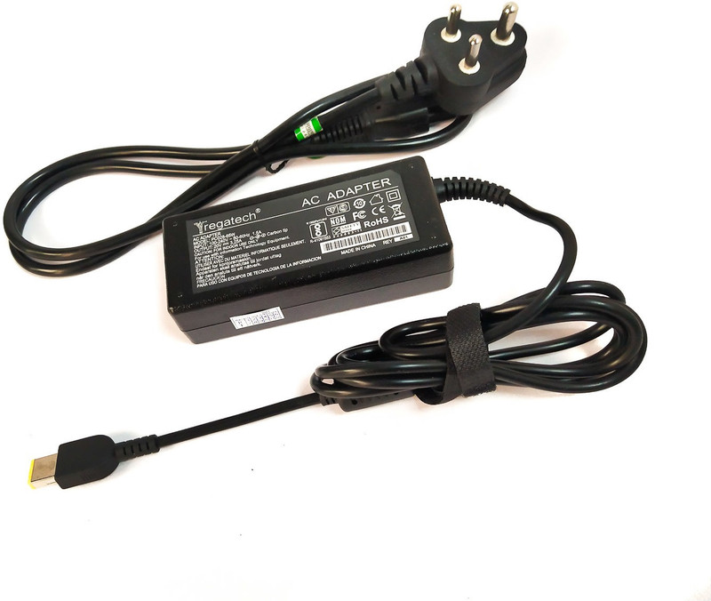 Regatech T460S , T470 , W550 , W550S 65 W Adapter(Power Cord Included)
