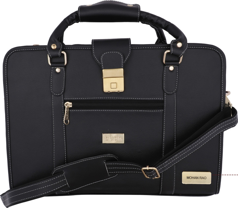 budh 15.6 inch Laptop Messenger Bag(Black)