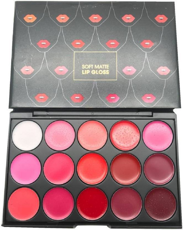 btnt NEW REVOLUTION COLORFUL CREAMY MATTE LIP PALETTE(MULTI, 15 g)