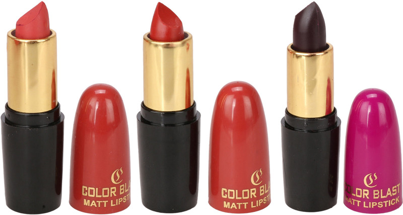 color blast soft dry matte lip color c-23-20-4-18(multicolor, 12 g)