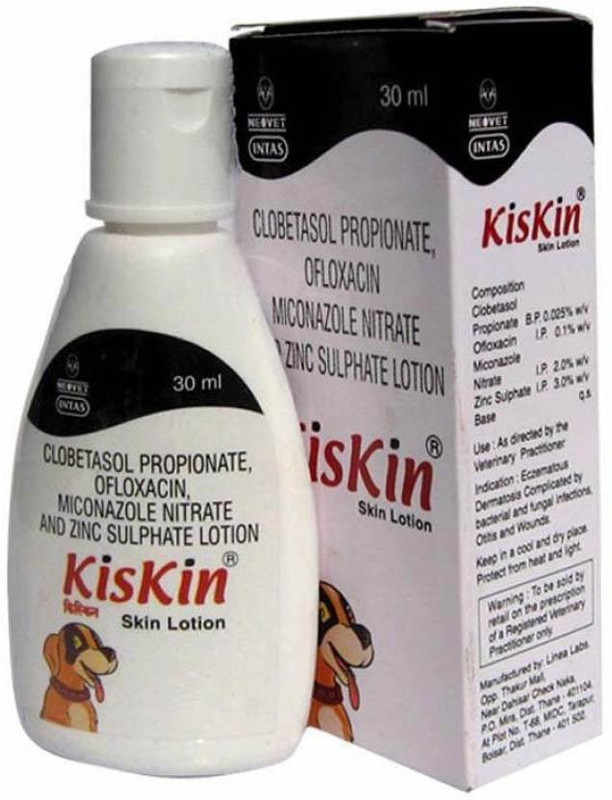Buy Kiskin Skin Lotion for certain yeast and fungal infections 30 ml For Dogs Pet First Aid Kit 1 Pieces Online at desertcartUAE