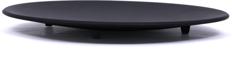 proppoint Black melamine matt finish round serving plate big Plate