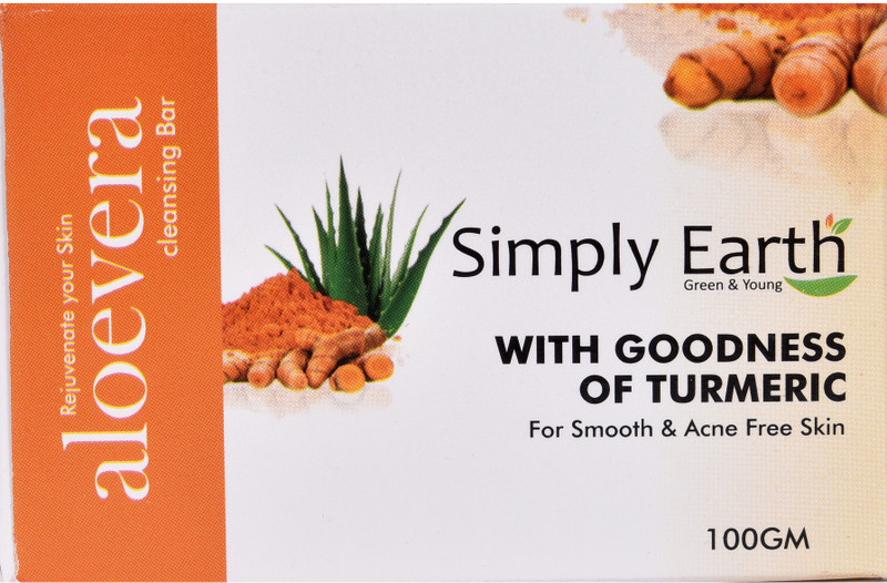 simply earth Ayurvedic soap with Goodness of Turmeric(100 g)