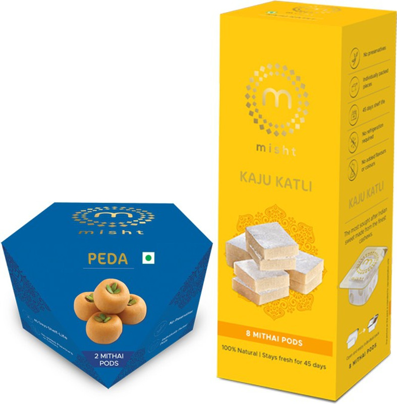 misht Milk & Peda combo Box(2 x 0.14 kg)