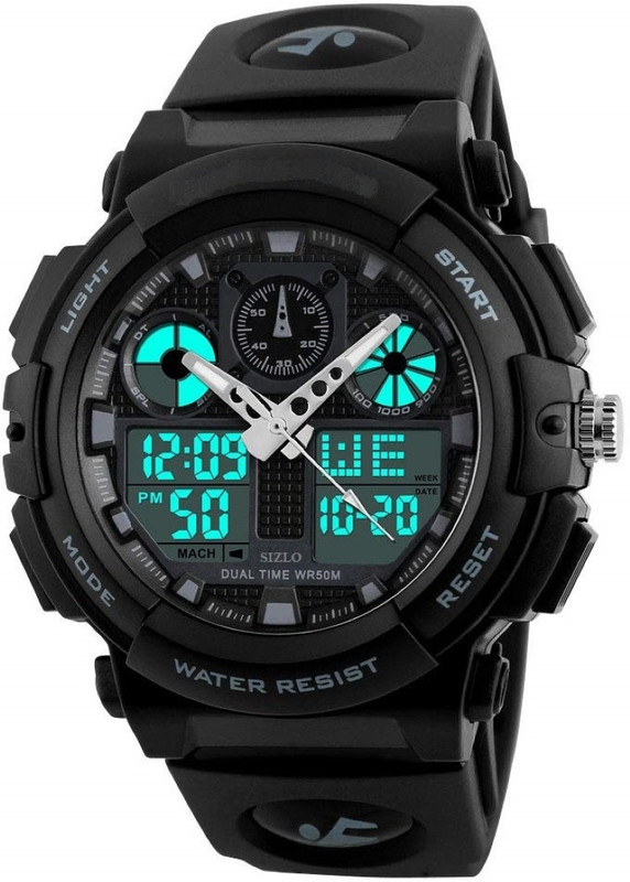 sizlo 1270 grey digital analouge chronograph for men & boys Analog-Digital Watch  - For Men