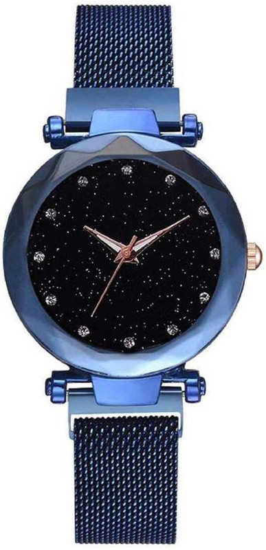 next vision Luxury Mesh Magnet Buckle Analog Watch - For Girls Women New Designer Fashion Analog Watch  - For Girls