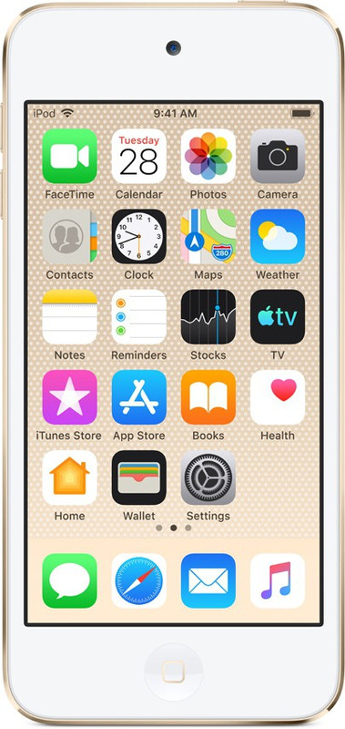 Apple iPod MVJ22HN/A 128 GB(Gold, 4 Display)