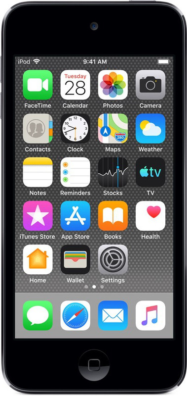 Apple iPod MVJE2HN/A 256 GB(Space Grey, 4 Display)