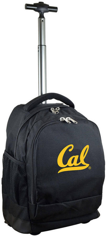 Denco Mojo Licensing Premium Wheeled Backpack - Berkeley Trolley(Black, 19 inch)