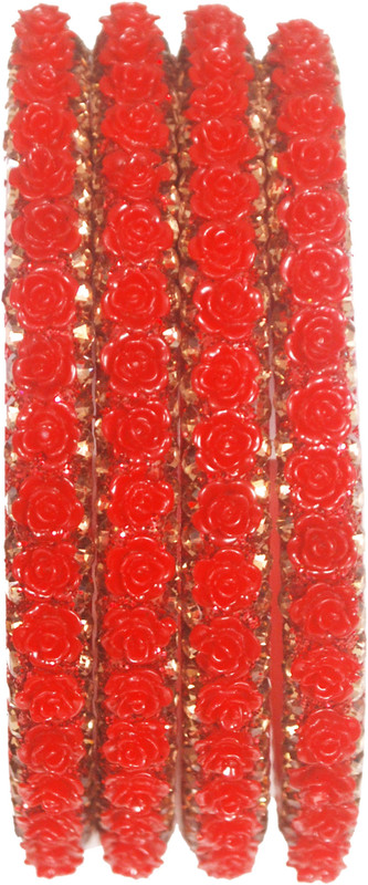 aayan Glass Bangle(Pack of 4)