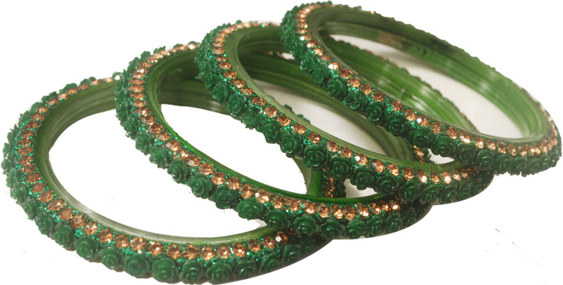aayan Glass Bangle(Pack of 4)