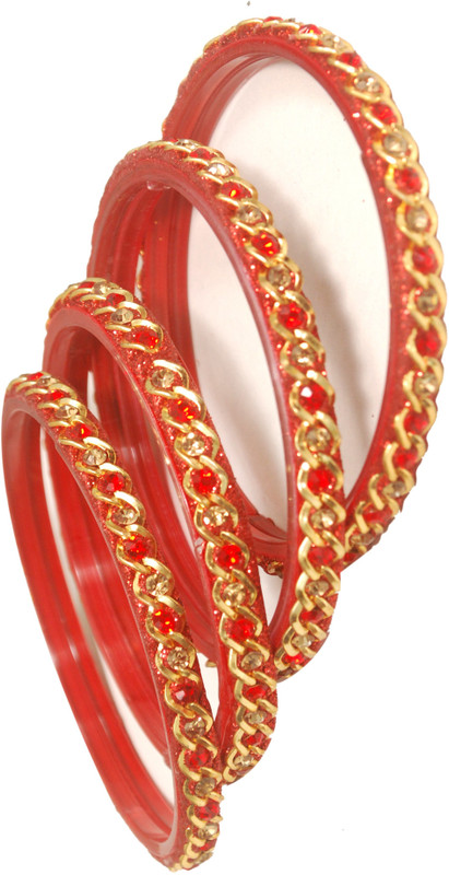 aayan Glass Bangle(Pack of 4)