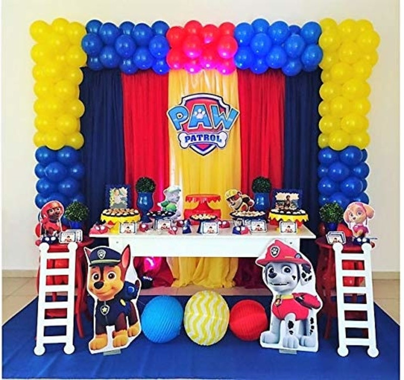 disa Patrol Cloth Backdrop Birthday Box (6 feet x 8 feet)
