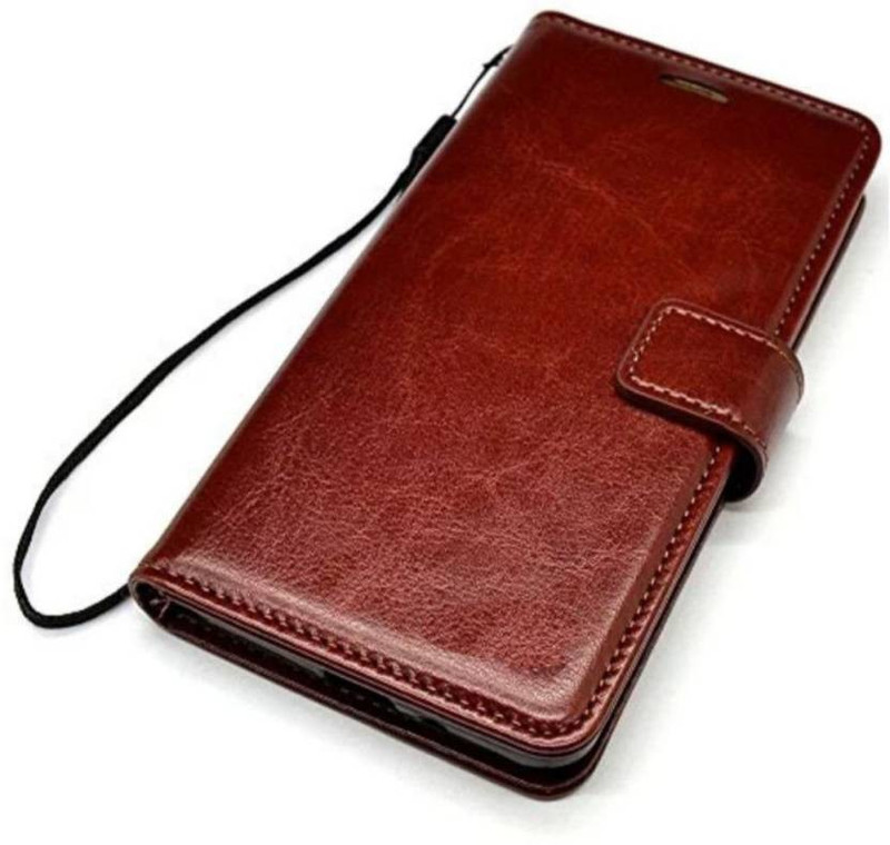 phonichub Flip Cover for Samsung Galaxy A70 Premium Quality PU Leather Flip Cover Case Stand/Wallet/Card Holder(Brown, Shock Proof)