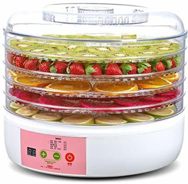 Dreamshop Electric Food Fruit Dehydrator Machine With Adjustable Thermostat Food Steamer(Multicolor)