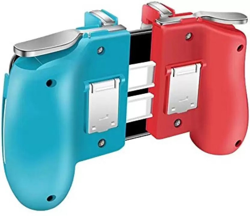 LIFEMUSIC AK16 Gamepad Mobile Phone Game Trigger Fire Button L1R1 Gamepad(orange+ blue, For Android, iOS) LIFEMUSIC AK16 Gamepad Mobile Phone Game Trigger Fire Button L1R1 Gamepad(orange+ blue, For Android, iOS)