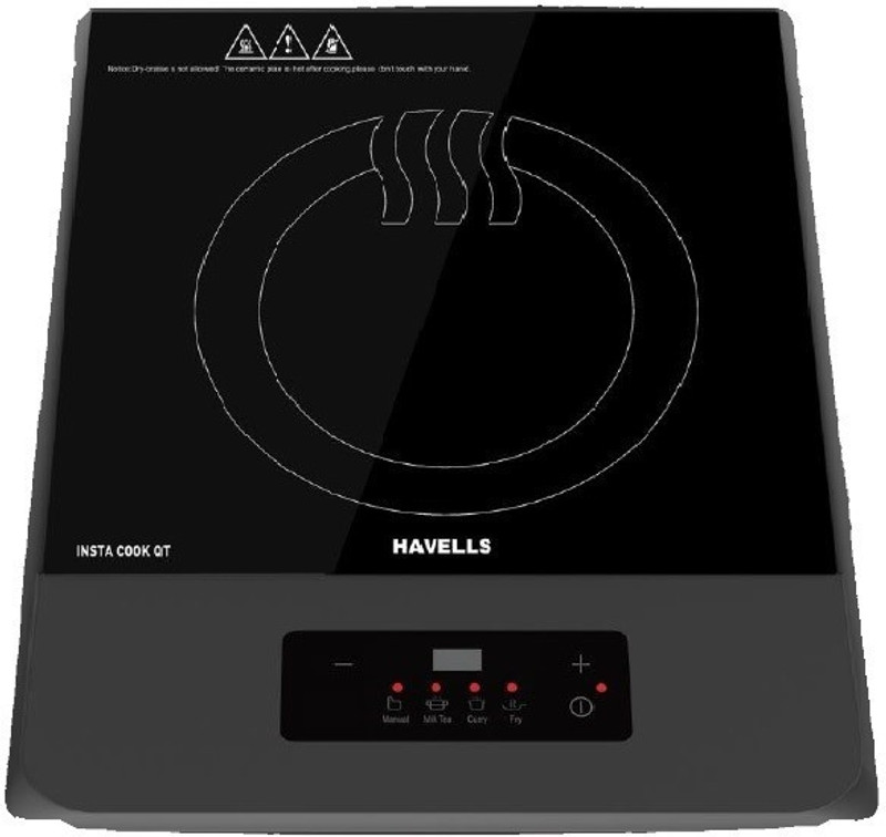 Havells INSTA COOK QT Induction Cooktop(Grey, Push Button)