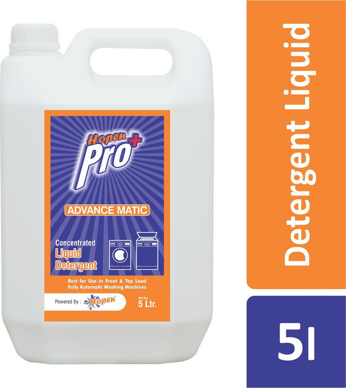 hopen Liquid Detergent 5 L, Liquid Laundry Detergent for Front Load & Top Load Washing Machine Fresh Liquid Detergent