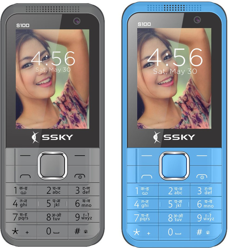 Ssky S100 Combo Mobiles(Blue, Grey) Ssky S100 Combo Mobiles(Blue, Grey)