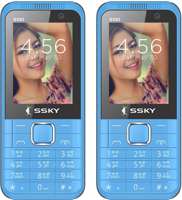 Ssky S100 Combo Mobiles(Blue) Ssky S100 Combo Mobiles(Blue)