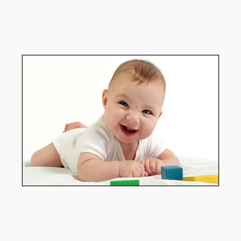 Poster N Frame Textured Cute Baby Poster for Pregnant Women & Expecting Mothers Smiling Baby Posters New Born Baby poster with Water Splash Proof 12inch x18 inch (30.5cm X 45.72 cm) Paper Print(12 inch X 18 inch)