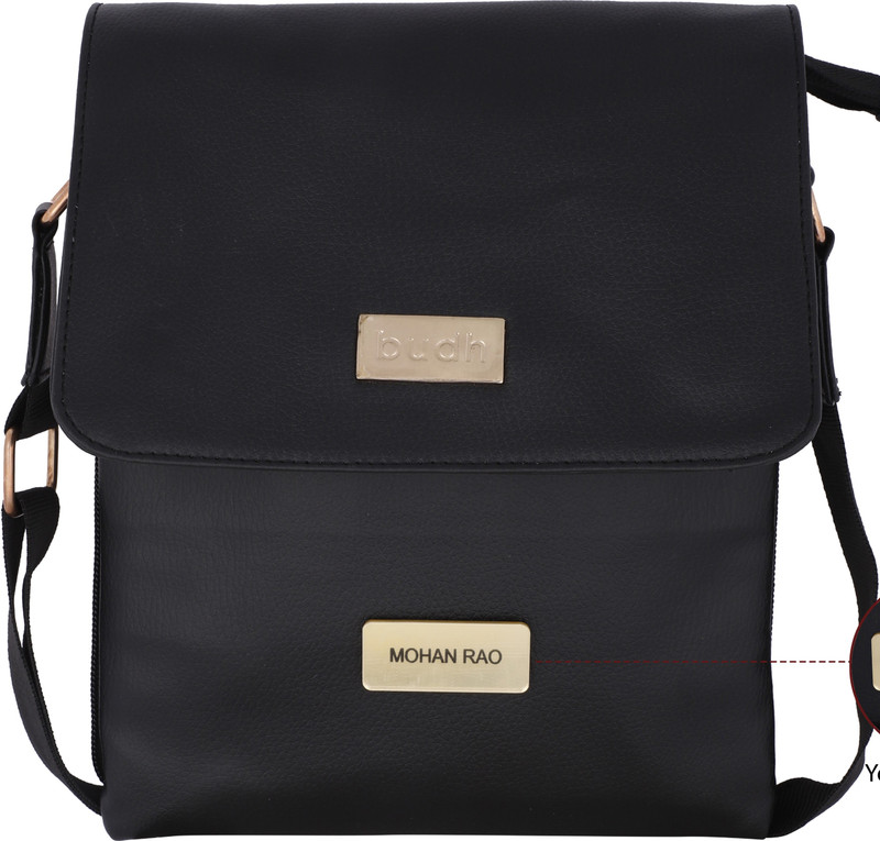 budh Black Sling Bag