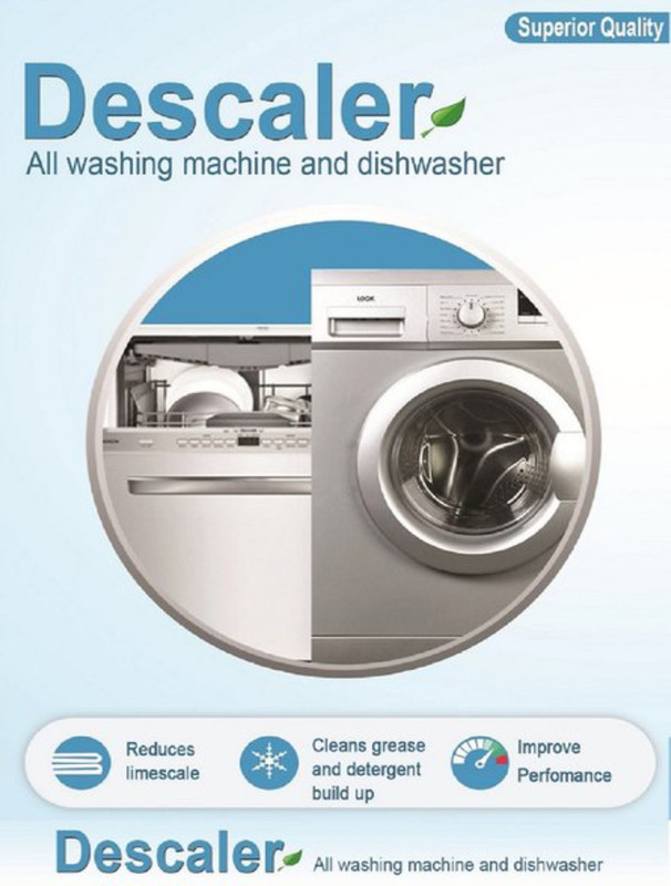 descal Descaler for Appliances (Washing Machines and Dishwashers) Stain Remover