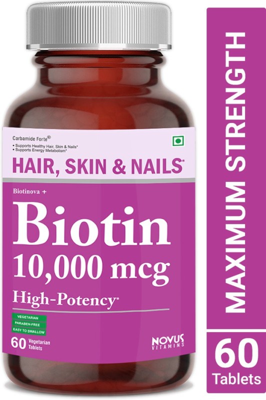 Carbamide Forte Biotin 10000 mcg s for Hair, Nails & Skin(60 No)