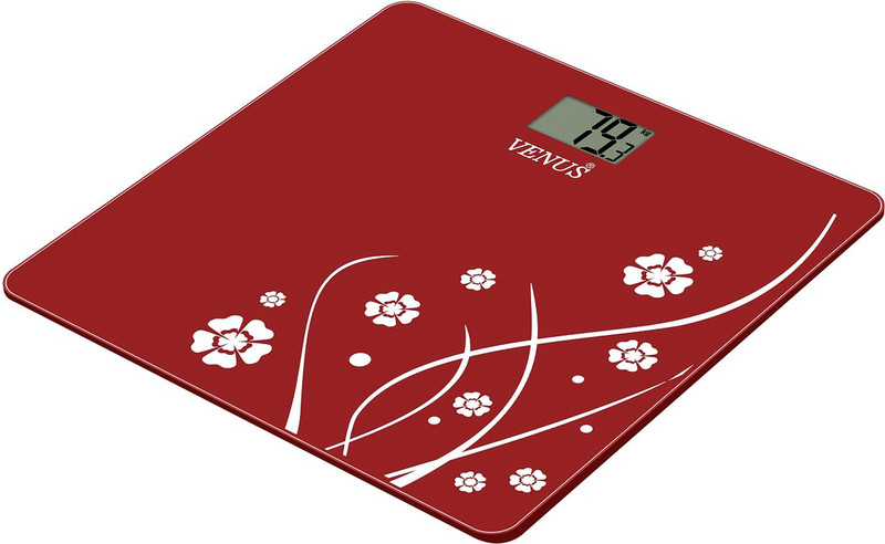 Venus Digital Glass Weighing Scale(Red) Venus Digital Glass Weighing Scale(Red)