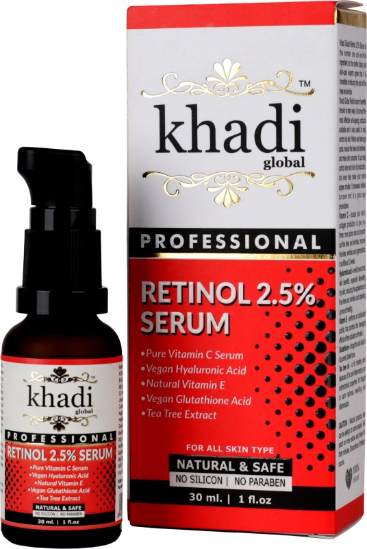 Khadi Global Retinol Deep Wrinkle Repair Serum With Vitamin C Serum(30 ml)
