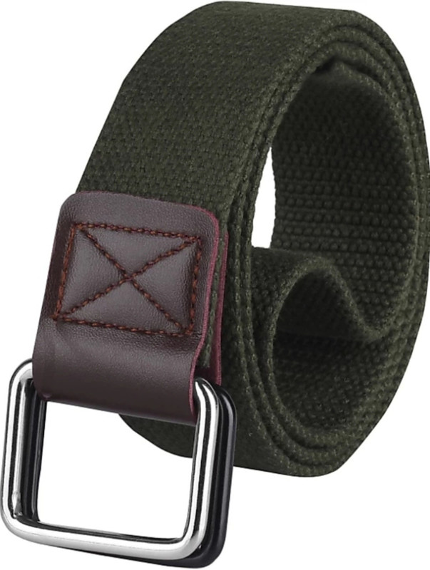 beltly Men & Women Casual, Evening Green Canvas Belt