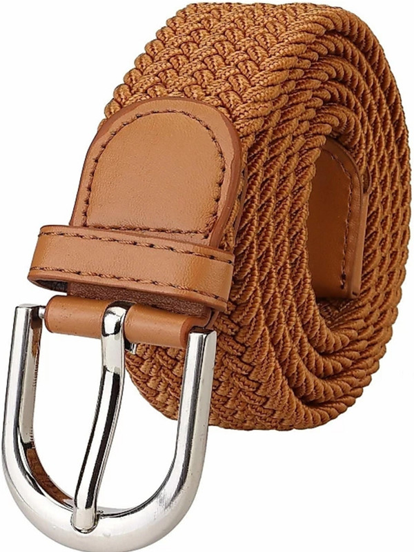 beltly Women Casual Tan Fabric Belt