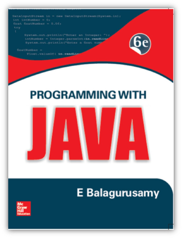 Programming with Java(English, Paperback, Balagurusamy E)