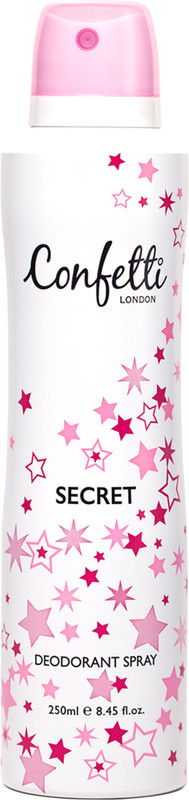 confetti london Secret Body Spray  -  For Women(250 ml)