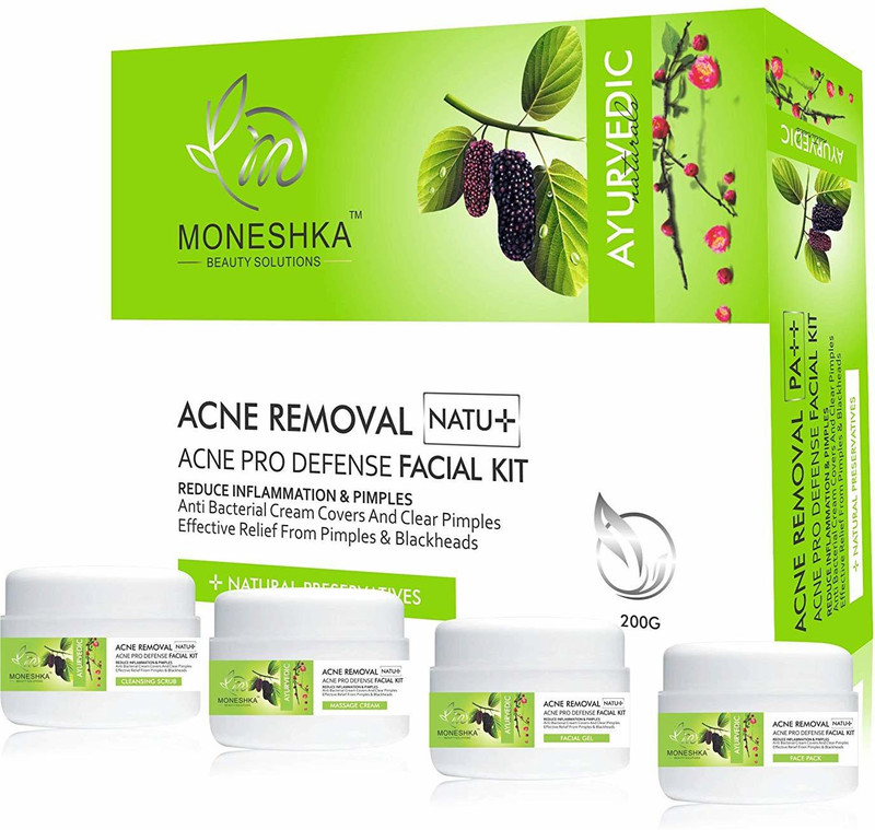 moneshka acne Pro Facial Kit 200 g(Set of 4)