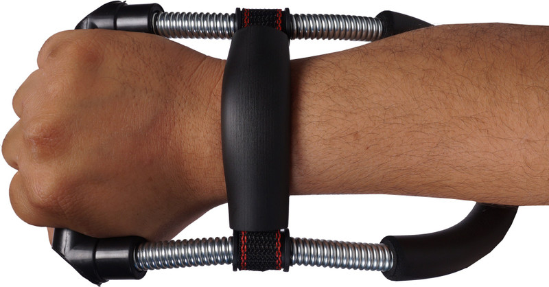 rugged Adjustable Strengthener Hand Grip Hand Grip/Fitness Grip(Black)