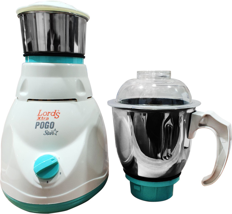 LORD'S Pogo Xtra 500 Mixer Grinder (2 Jars, White) NoveltyCart