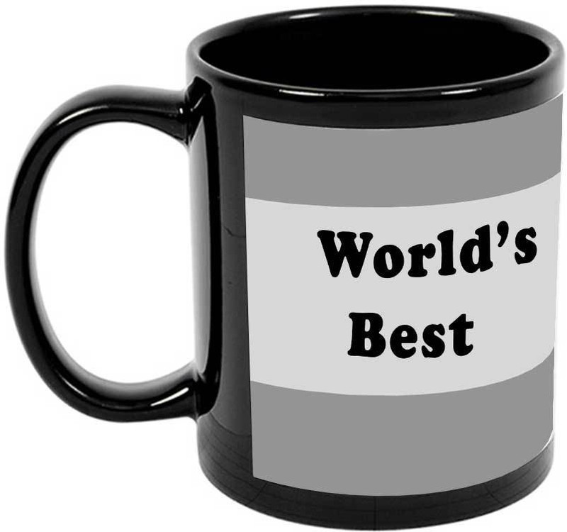 juvixbuy Printed World's Best Coach Black Patch Ceramic Coffee mug Ceramic Mug(325 ml)