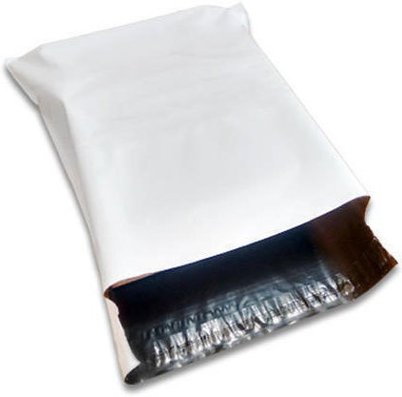 vats Polybags 8x10 inches Courier Bags with POD (White) Security Bag(20.32 x 25.4 Pack of 100)
