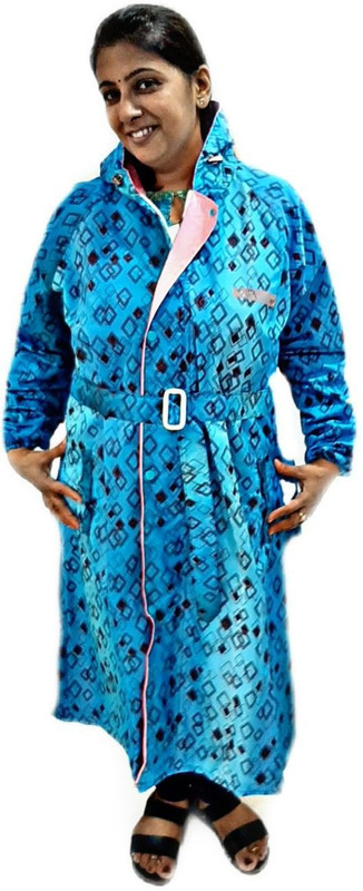 rainbow rainwear Graphic Print Women Raincoat