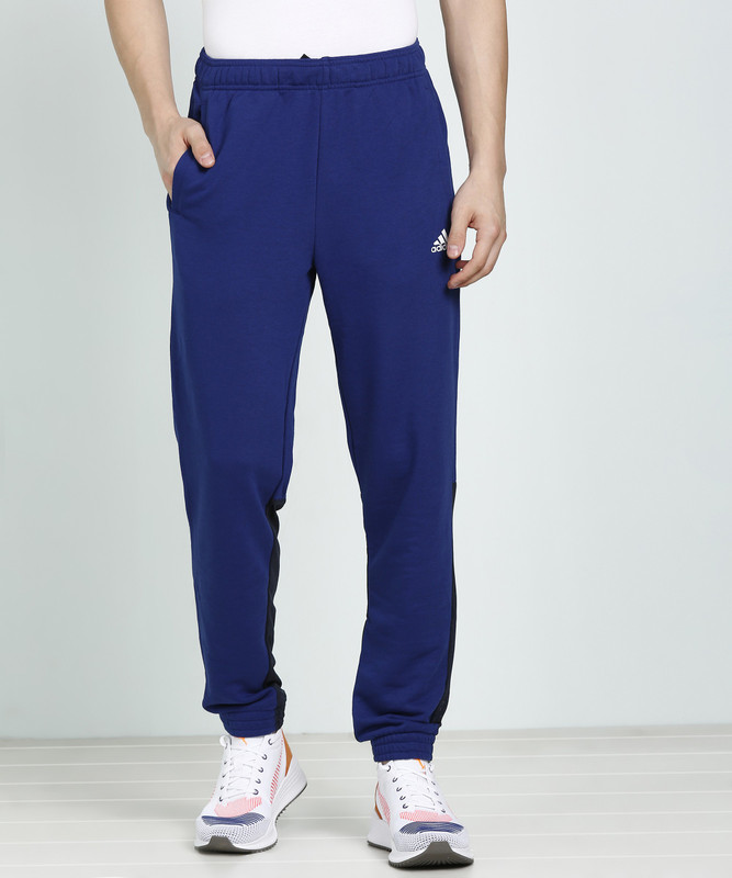 adidas solid men track pants