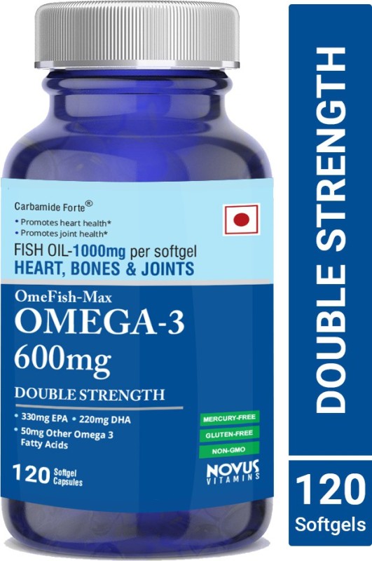 Carbamide Forte Fish Oil 1000 mg s Omega 3 ty  Double Strength EPA 330mg & DHA 220mg(120 No)
