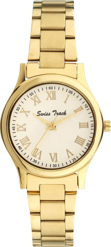 swiss track STT04 Golden Dail & Golden Case Watch For Women|Girl's Gold-04 Analog Watch  - For Men
