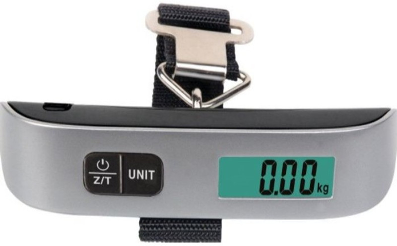 BSITFOW Electronic Luggage Scale Kitchen Scale Auto Power Off Weighing Scale Weighing Scale(Silver)