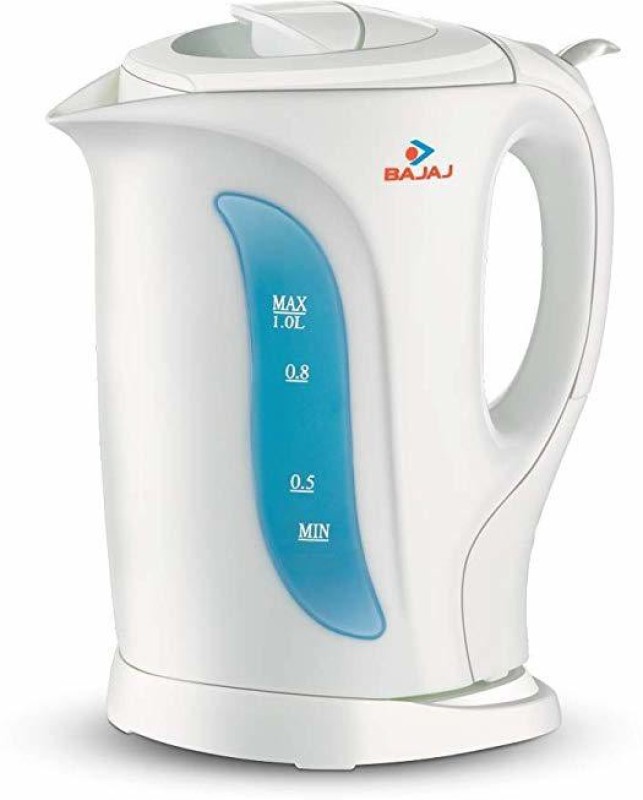 Bajaj 1L NON-STRIX ELECTRIC KETTLE Electric Kettle(1 L, white,blue)