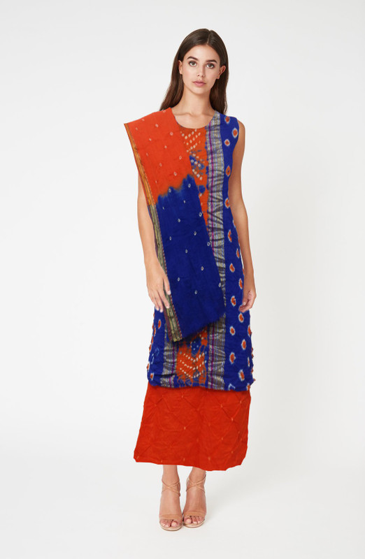 aadika Cotton Silk Blend Self Design Salwar Suit Material(Unstitched)